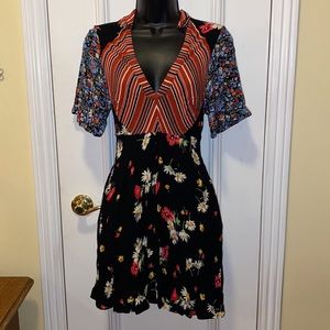 Darling Multi-color Free People Dress Size 2